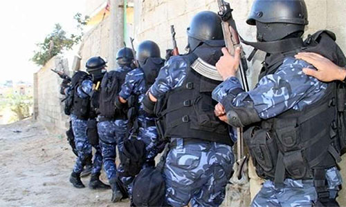 fuerzas de seguridad de la Franja de Gaza Hamás detiene en Gaza a un espía que trabajaba para el enemigo israelí